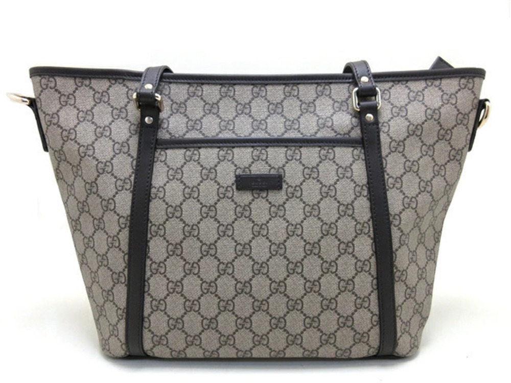 Gucci Shoulder Bag Canvas Calfskin